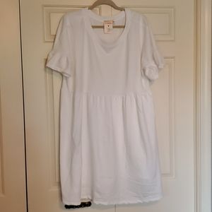 Jillian Harris White 100% Cotton Summer Dress